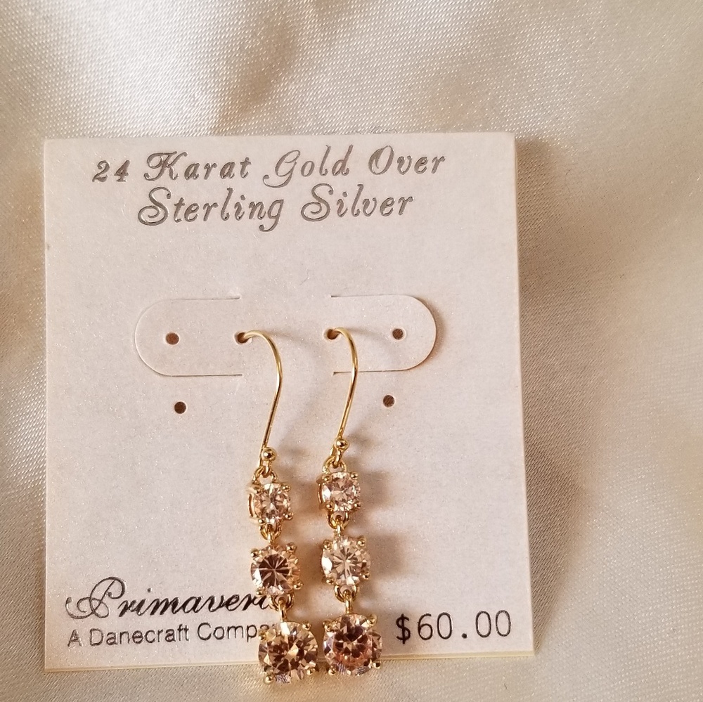 Primavera 24K Gold over Sterling Silver Earrings